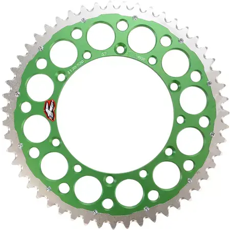 Kettenrad Renthal 520 Z51 Twinring gr?n Kawasaki KX / KXF Aktuell