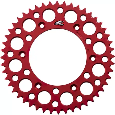 Schneller Versand Kettenrad Renthal 520 Z48 Ultra Light selbstreinigend rot CR / CRF