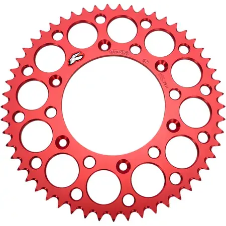 Kettenrad Renthal 520 Z.53 Ultra Light selbstreinigend rot CR / CRF Finale Aktion