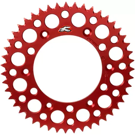 Begrenztes Angebot Kettenrad Renthal 420 Z.55 Ultra Light selbstreinigend rot CR 80 / 85