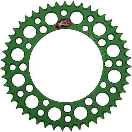 Top-Seller Kettenrad Renthal 420 Z.47 Ultra Light selbstreinigend gr?n KX 65
