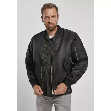 Markenware Bomberjacke MA1 Brandit schwarz 7XL