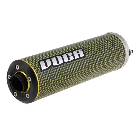 Endschalldämpfer Voca EVO für Voca SCR / MK / Barikit style disc gold - Kevlar Neue Kollektion