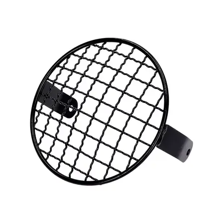Lampengitter rund schwarz universal Mofa Beliebt