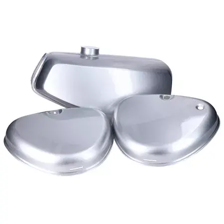 Benzintank und Seitendeckel Set silber Simson S50 / S51 / S70 Kracherpreis