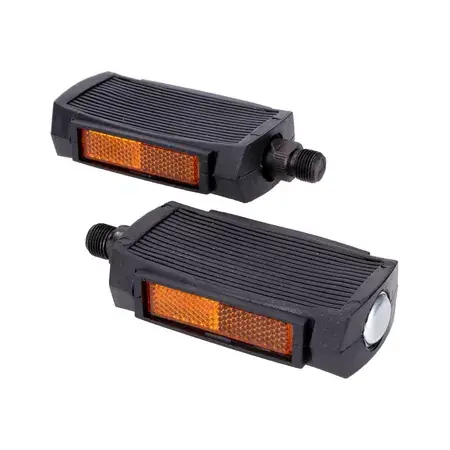 Pedale Mofa / Moped eckig M16x2mm mit Reflektoren Mofa Sonderangebot